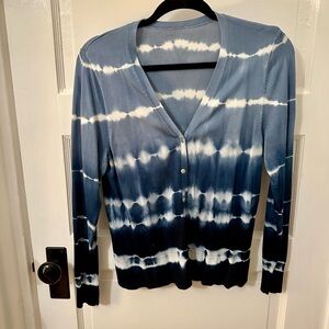 Blue Tie-Dye Women's Top